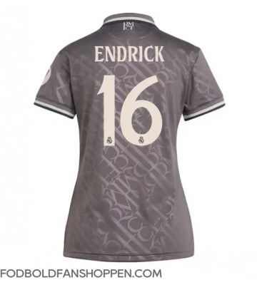 Real Madrid Endrick #16 Tredjetrøje Dame 2024-25 Kortærmet